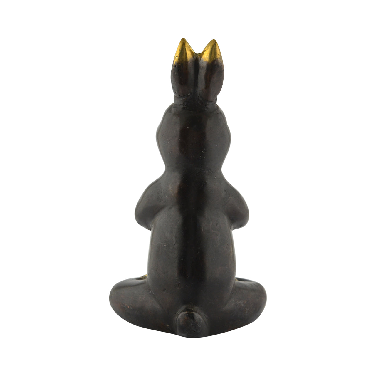 Rabbit Yoga Brass Statue