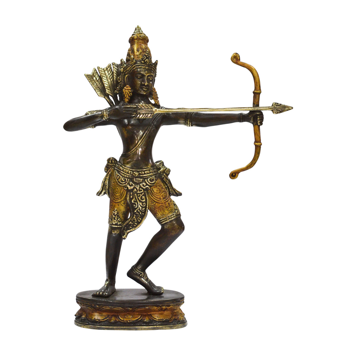 Arjuna Bronze Statue