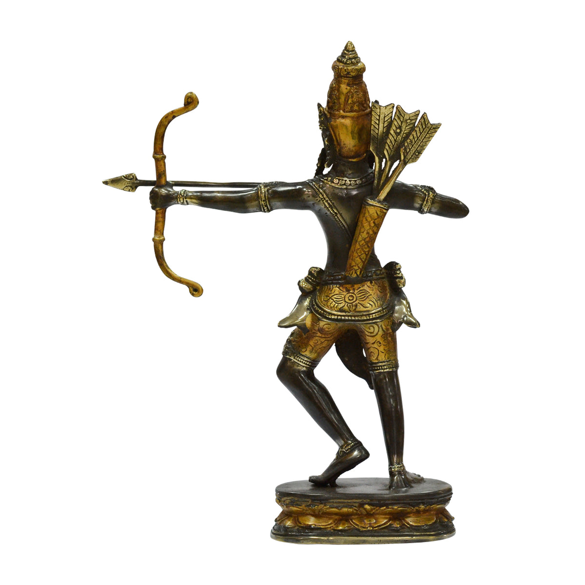 Arjuna Bronze Statue