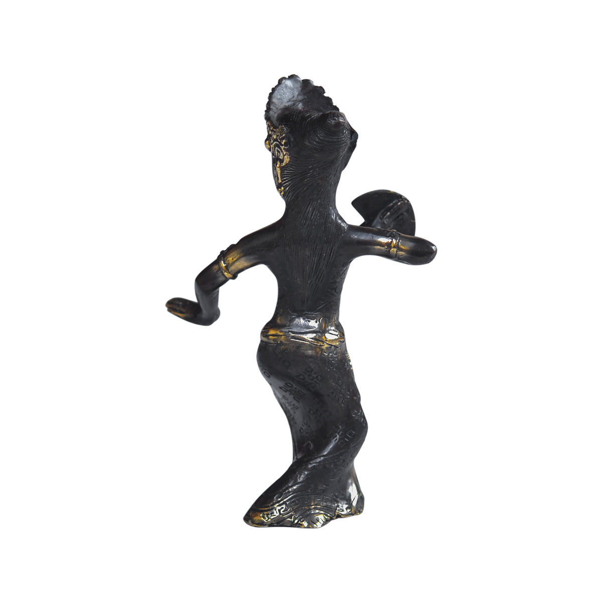 Balinese Girl Dance Brass Statue
