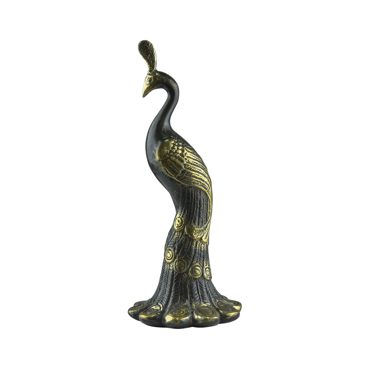 Peacock Brass Statue