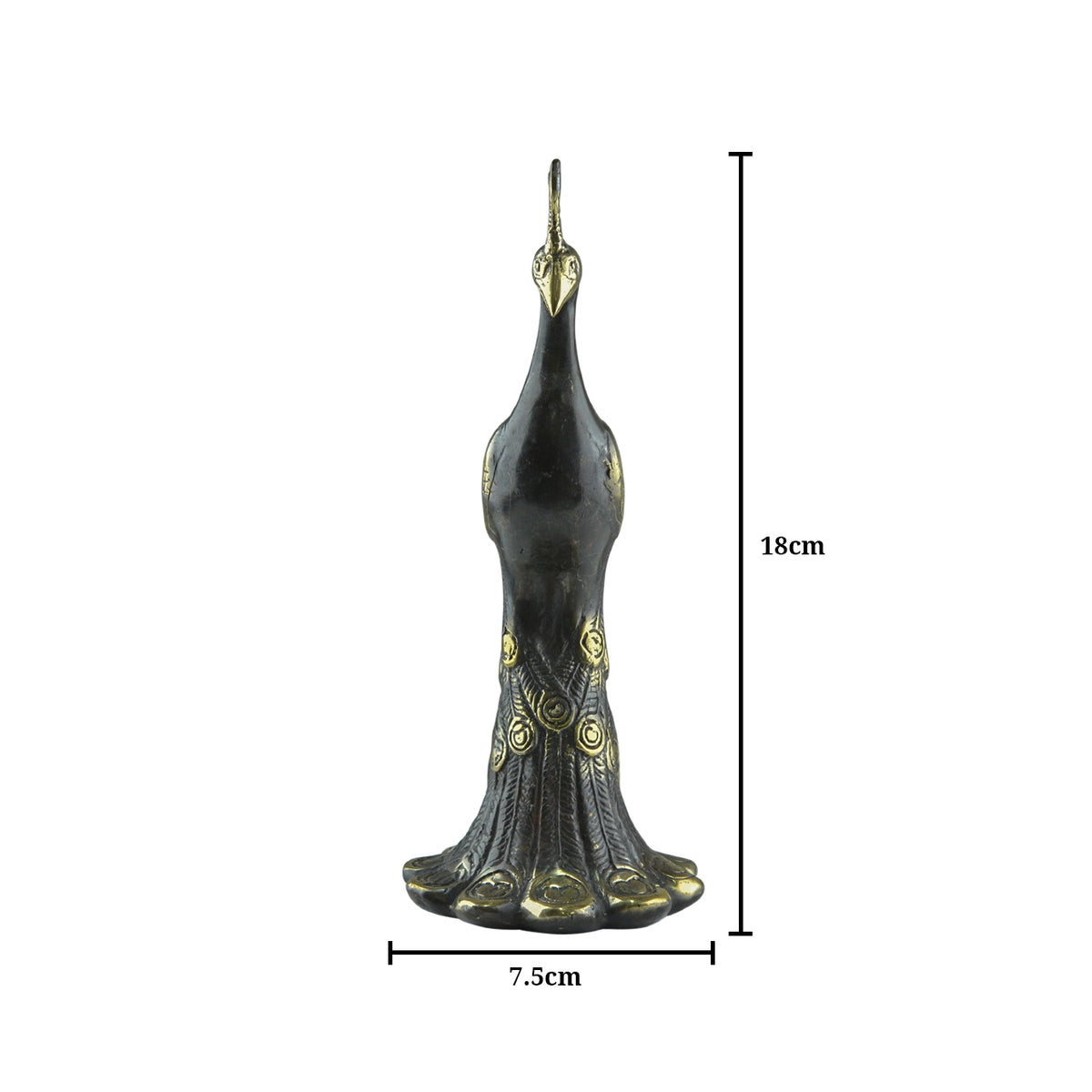 Peacock Brass Statue