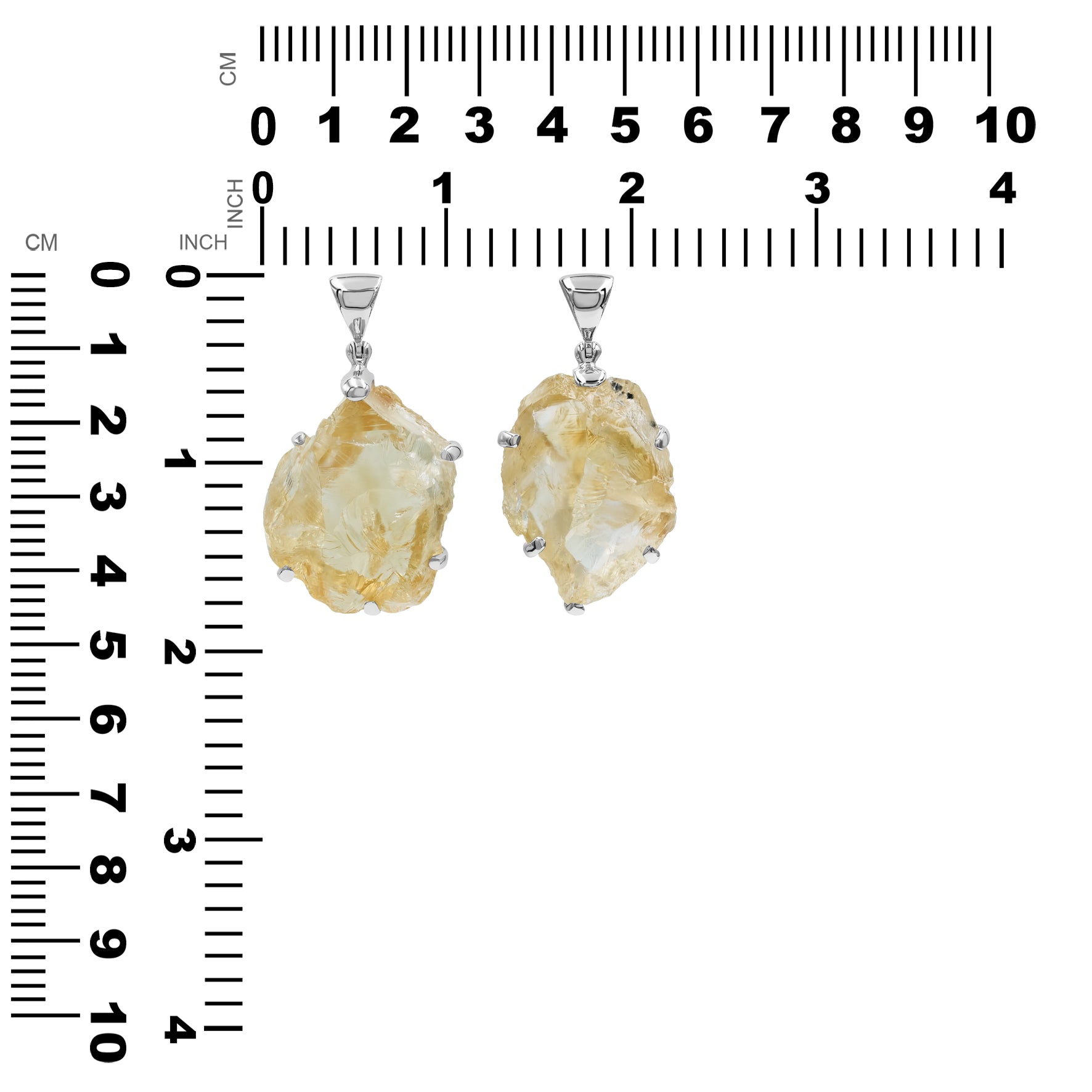 Citrine Rough Pendant