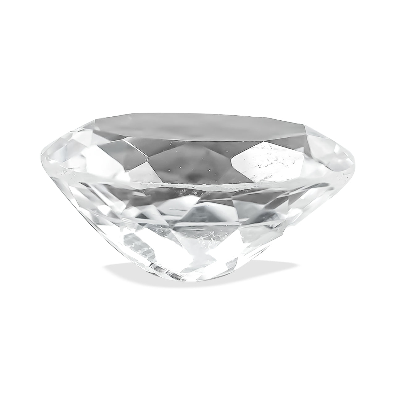 Faceted Danburite Oval 12x10mm
