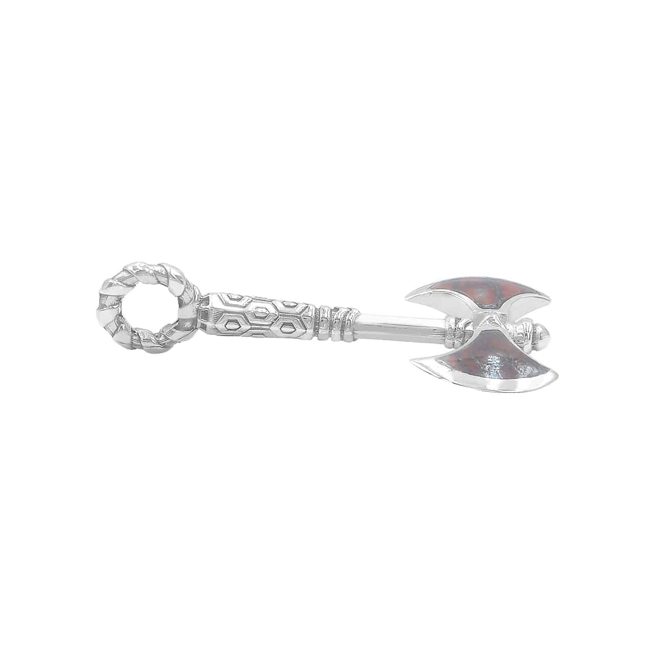 Fossil Dinosaur Bone Small Battle Axe Pendant