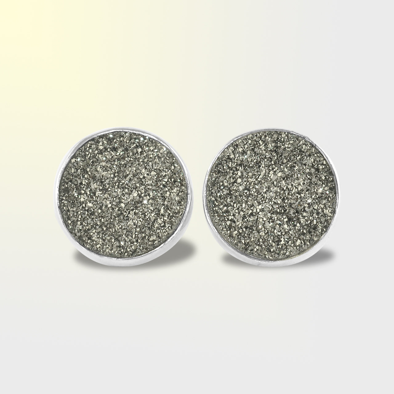 Quartz Drusy Post Style Earrings