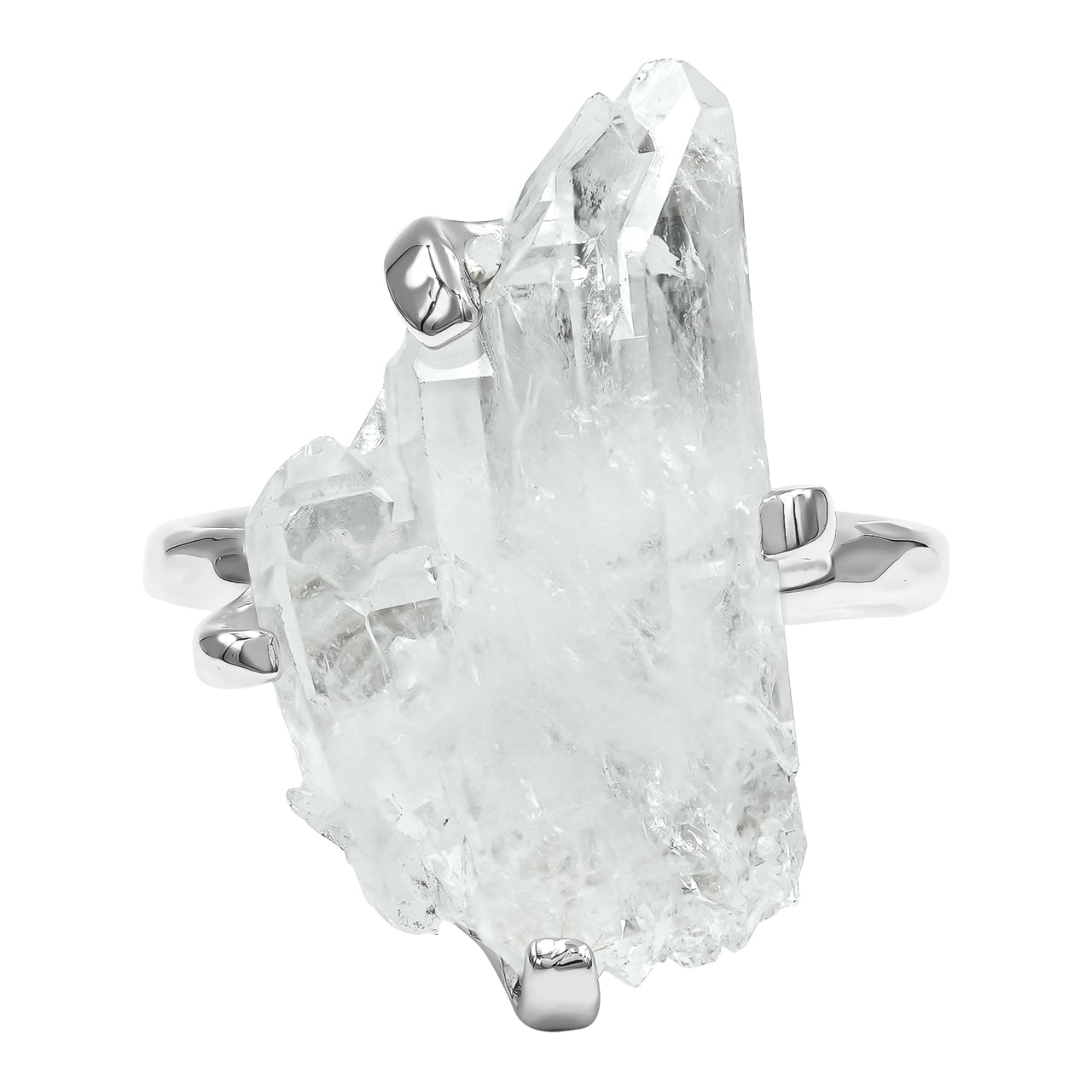 Faden Quartz cast prong set ring