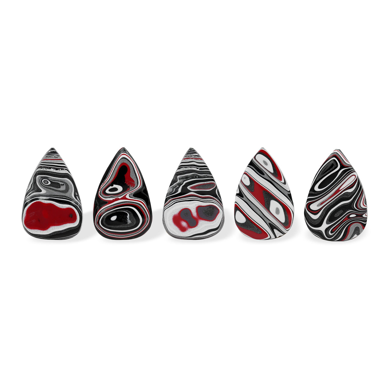 Fordite Pear 27x18 mm