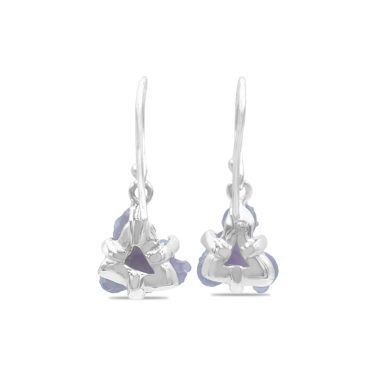 Grape Chalcedony Drop Earring