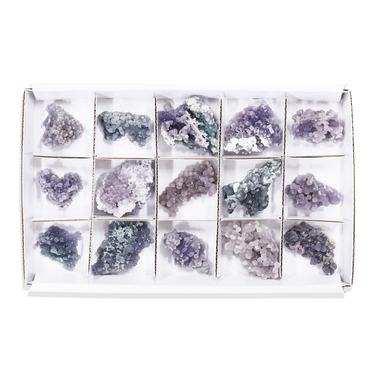 Grape Chalcedony - 15 pieces