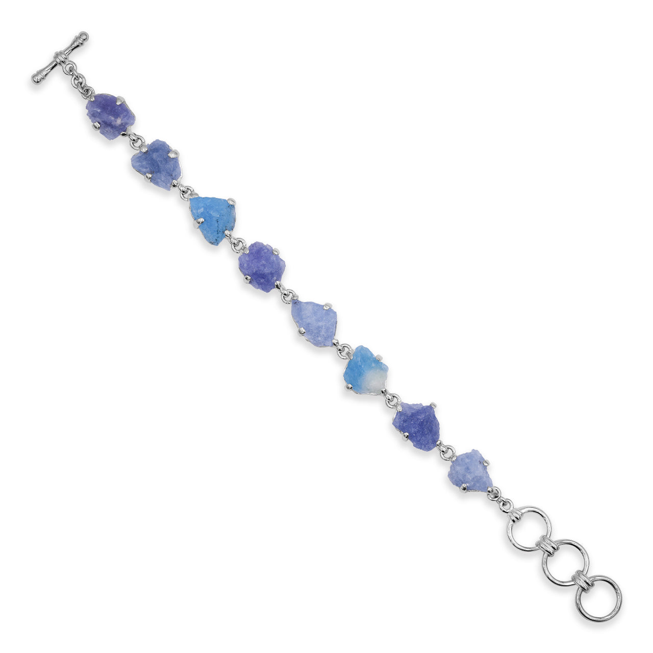 uorescent Hackmanite Rough Bracelet