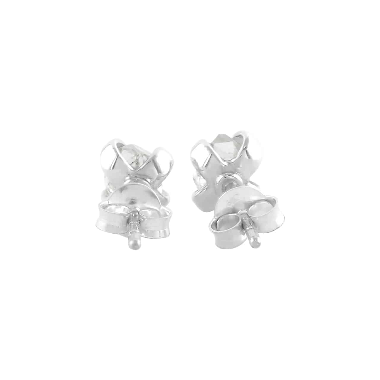 Micro Herkimer Diamond Sterling Silver Post Earrings
