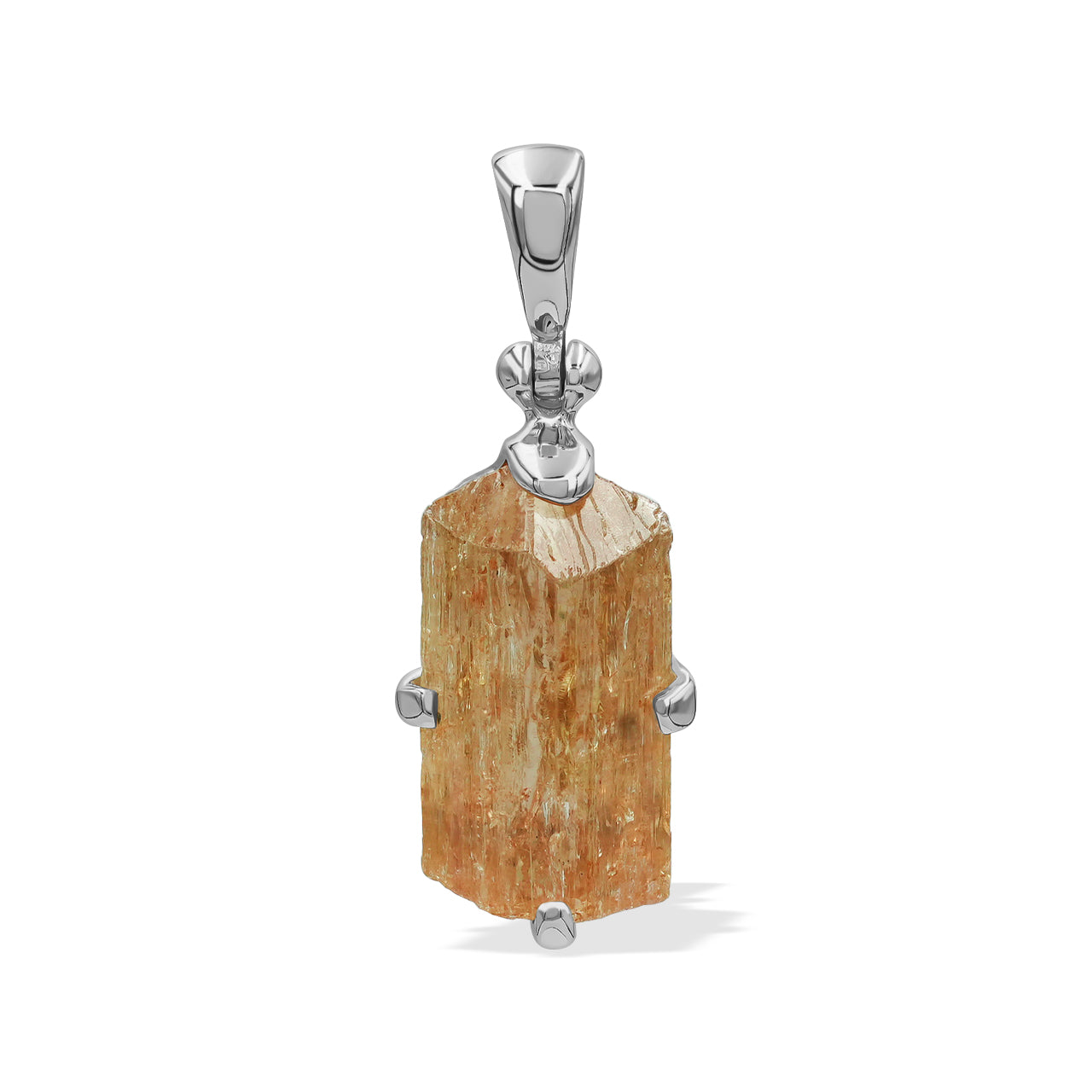 Orecchini In Argento Sterling Con Topazio Imperiale Naturale – Starborn – Pietra Di Novembre