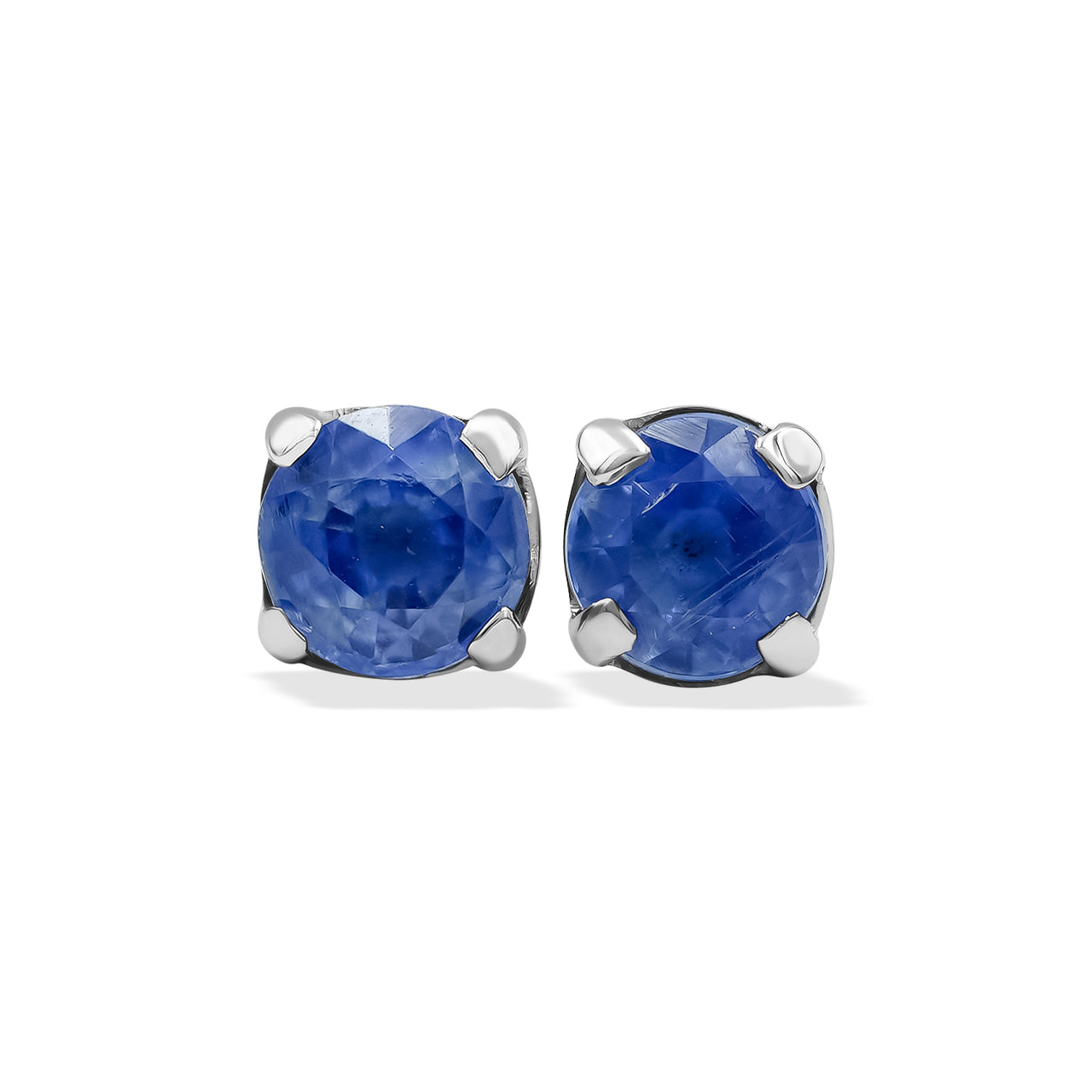 Kyanite Post Style Earrings Round 5 mm