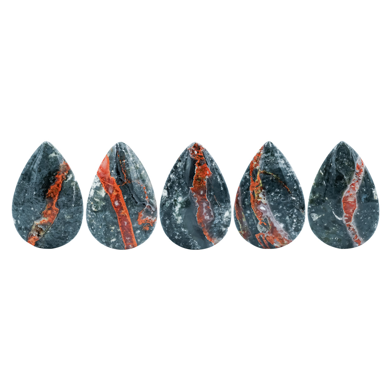 Magma Chalcedony Pear Shaped 20x30mm
