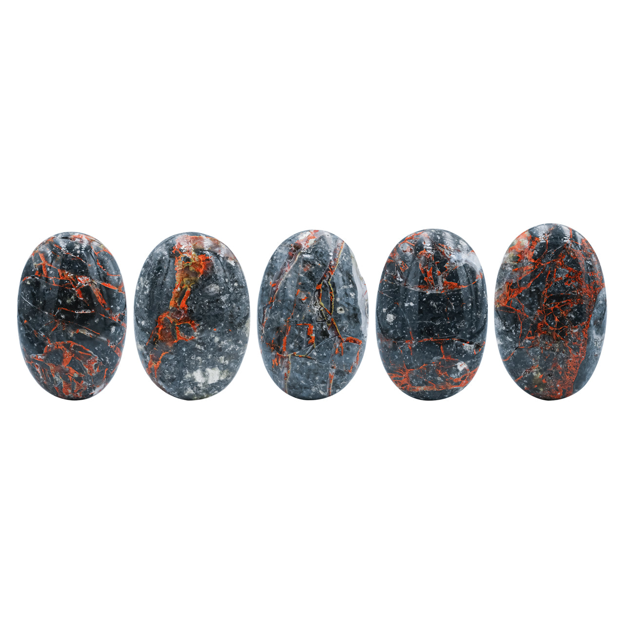 Polished Magma Chalcedony Palm Stone