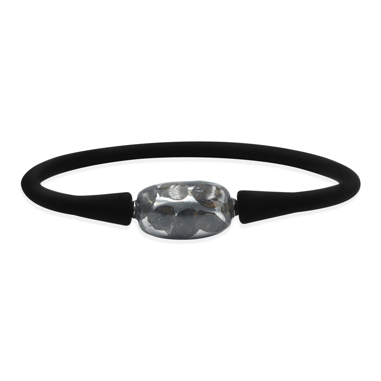 Sericho Pallasite Meteorite Silicone Bracelet