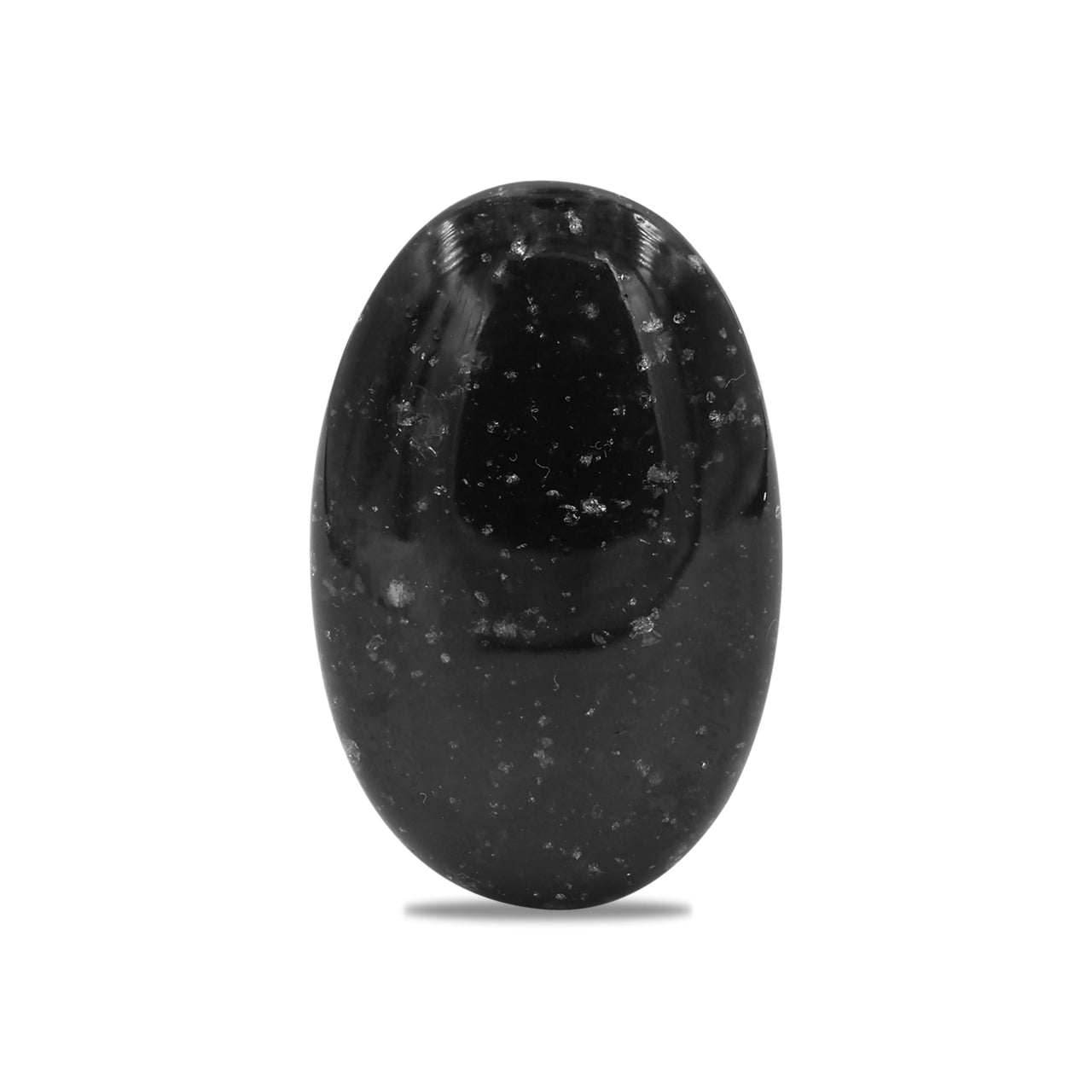 galaxy obsidian palm stone