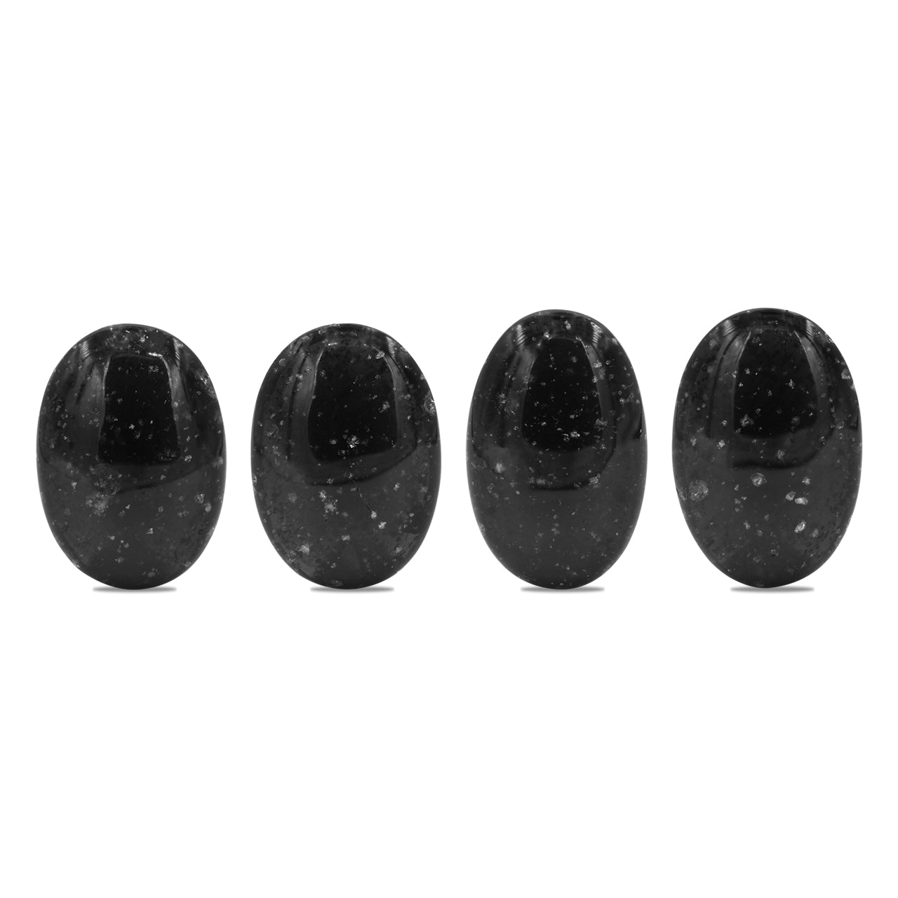 galaxy obsidian palm stone