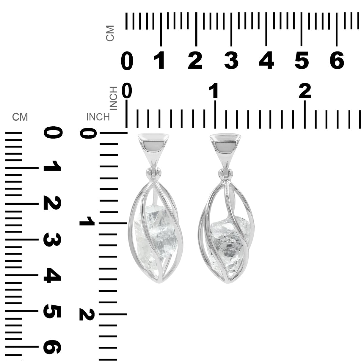 Petalite Caged Setting Pendant
