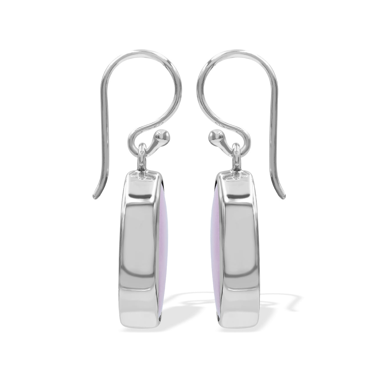 Phosphosiderite Oval-Shaped Earrings