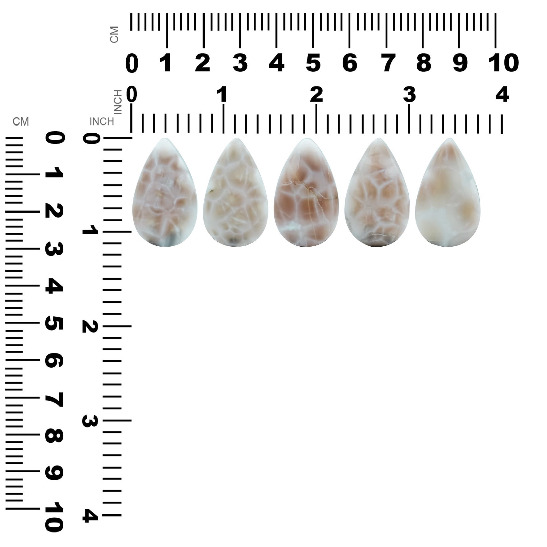 Pink Natrolite 18x30mm