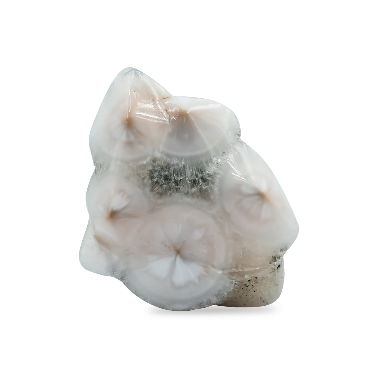 Pink Natrolite Irregular Cabochon 33-40 mm