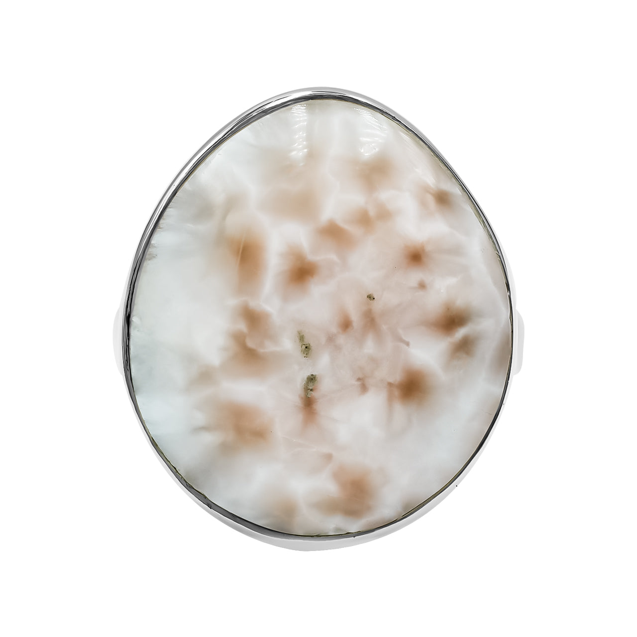 Freeform Pink Natrolite Ring