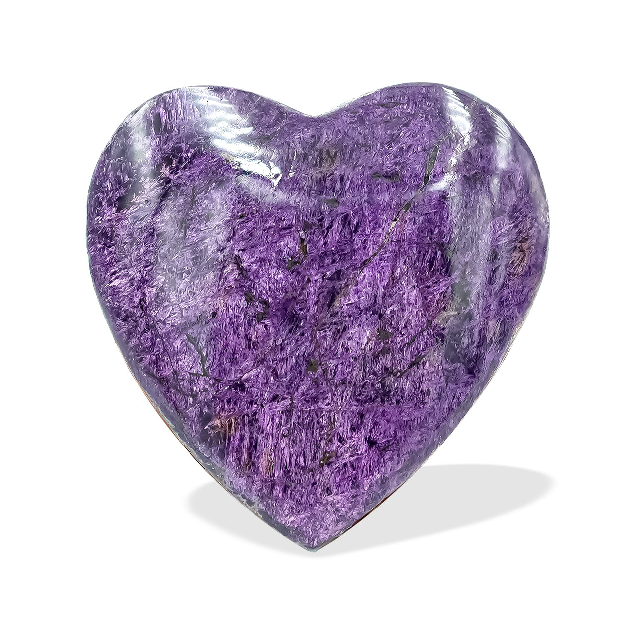 The Purpurite Heart Cabochon 20mm - 1 piece