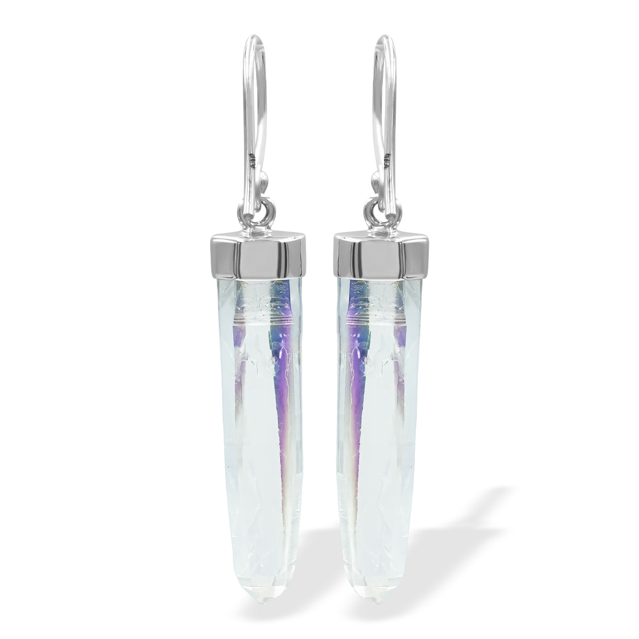 Angel Aura Quartz Earrings