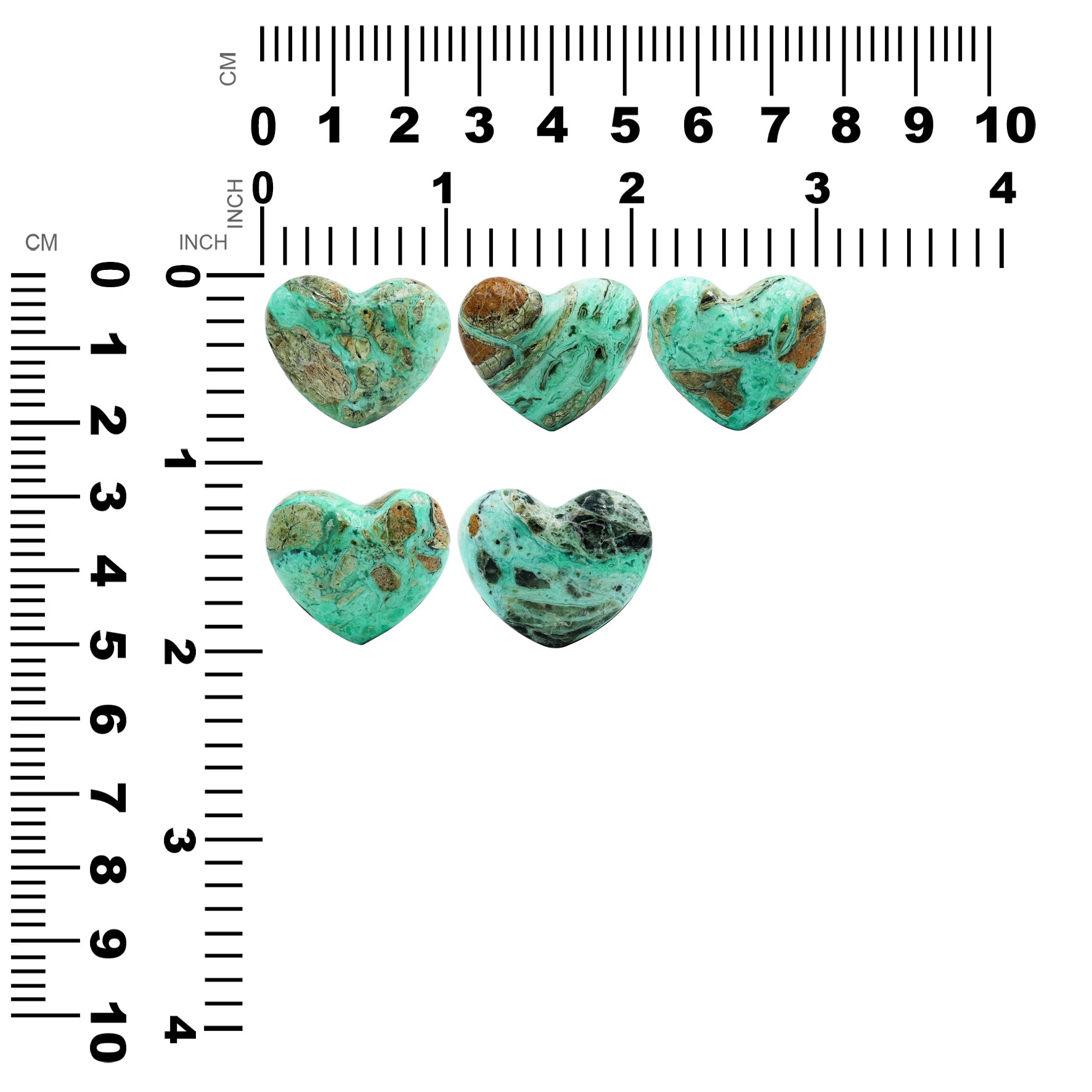 Smithsonite Heart Cabochon 21-22 mm