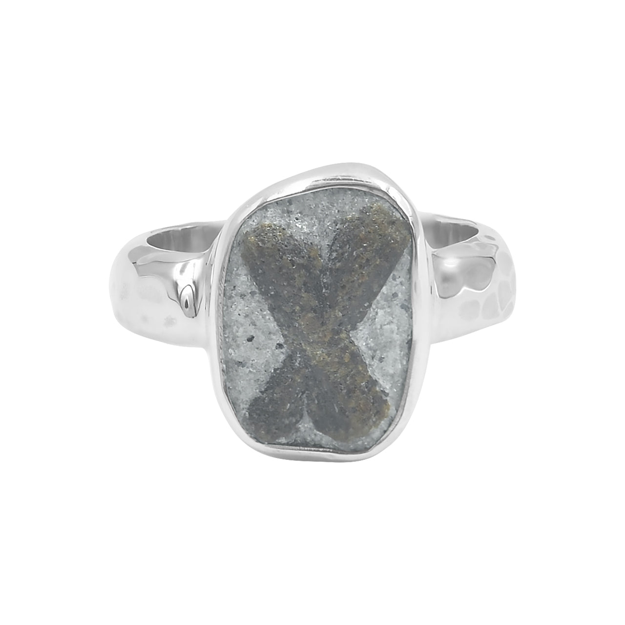 Unique Staurolite Ring in Fine Sterling Silver | Starborn