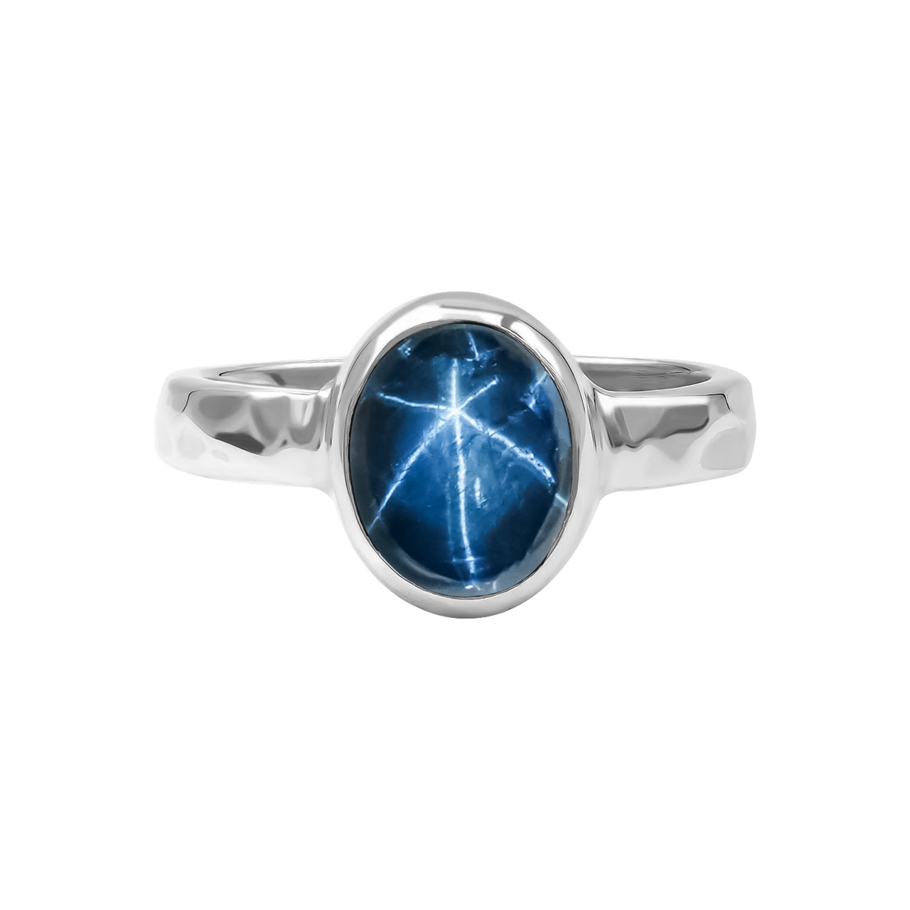 Star Sapphire Ring in Sterling Silver | Starborn Creations