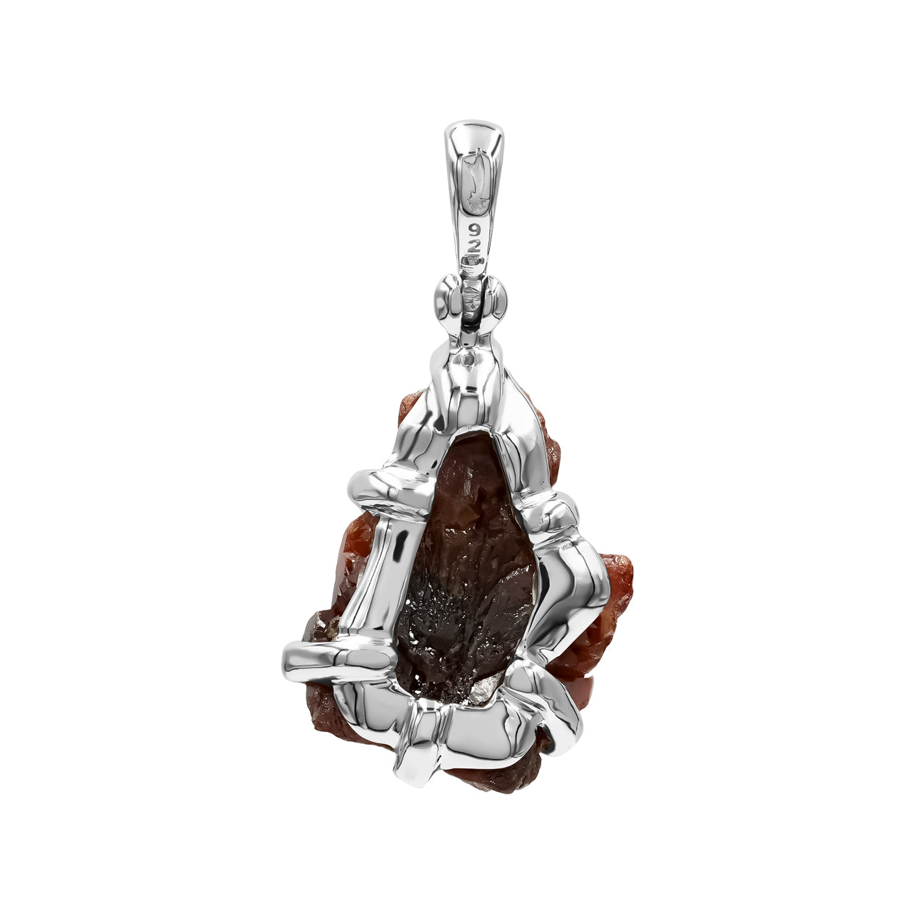 Vanadinite Prong Set Style Pendant