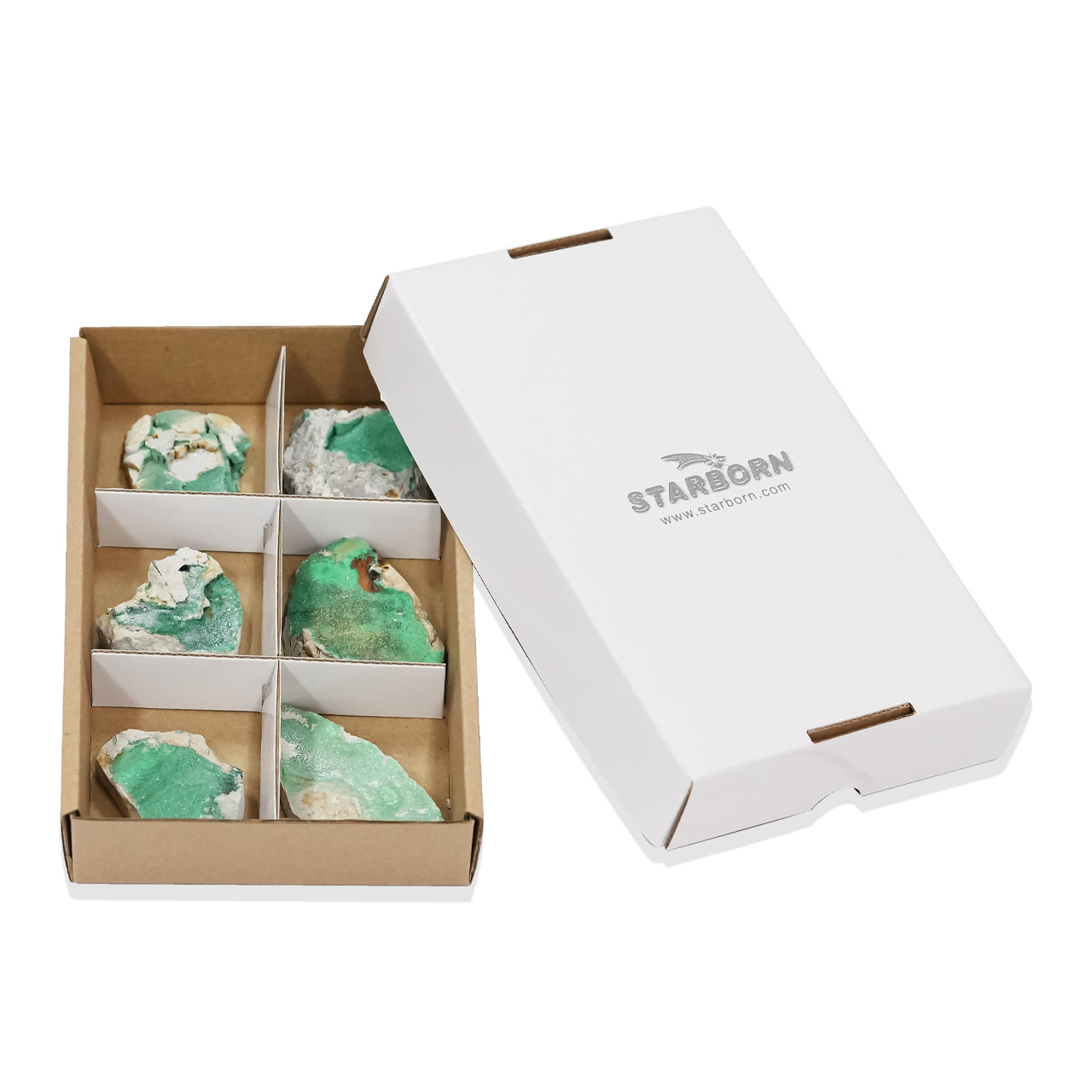 Variscite Drusy 6 pcs