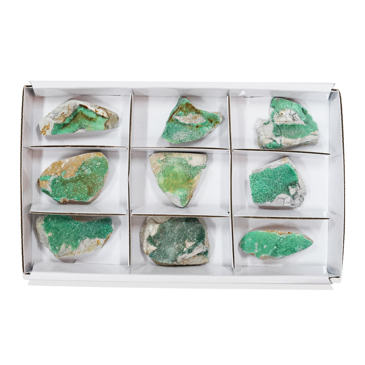 Variscite Drusy 9 pcs