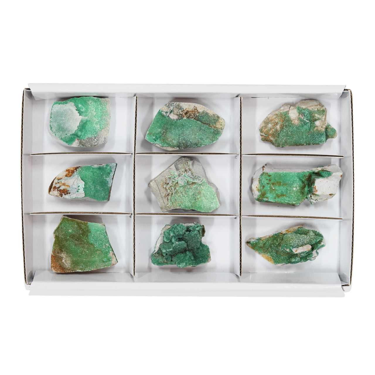 Variscite Drusy 9 pcs
