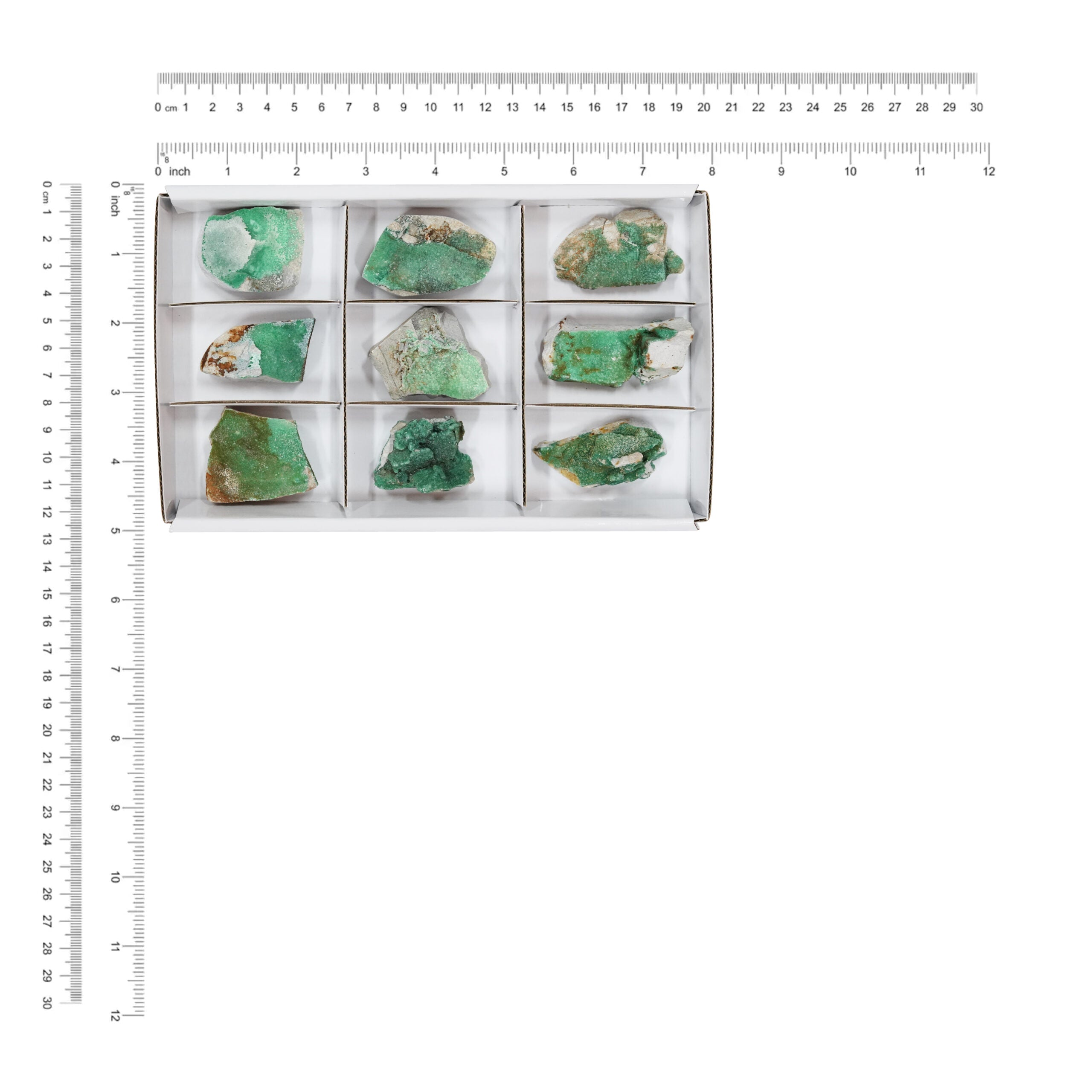 Variscite Drusy 9 pcs
