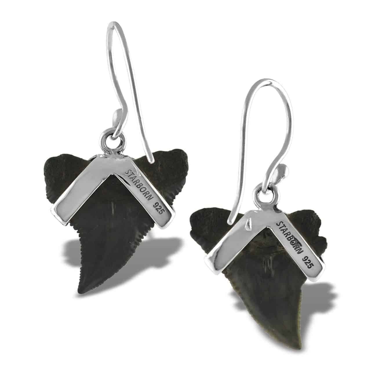 Fossil-Shark-Tooth-Sterling-Silver-Earrings-B01IFTQ3VC-3