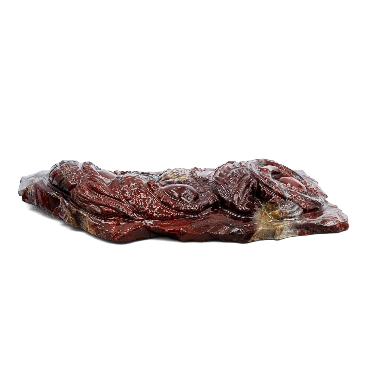 Red Jasper Dragon Carving