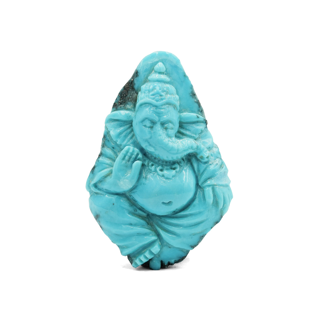 Turquoise Ganesh Carving