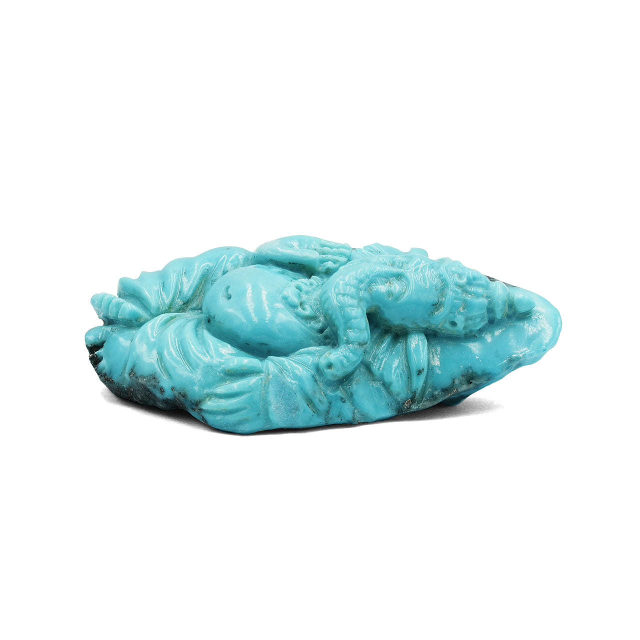 Turquoise Ganesh Carving