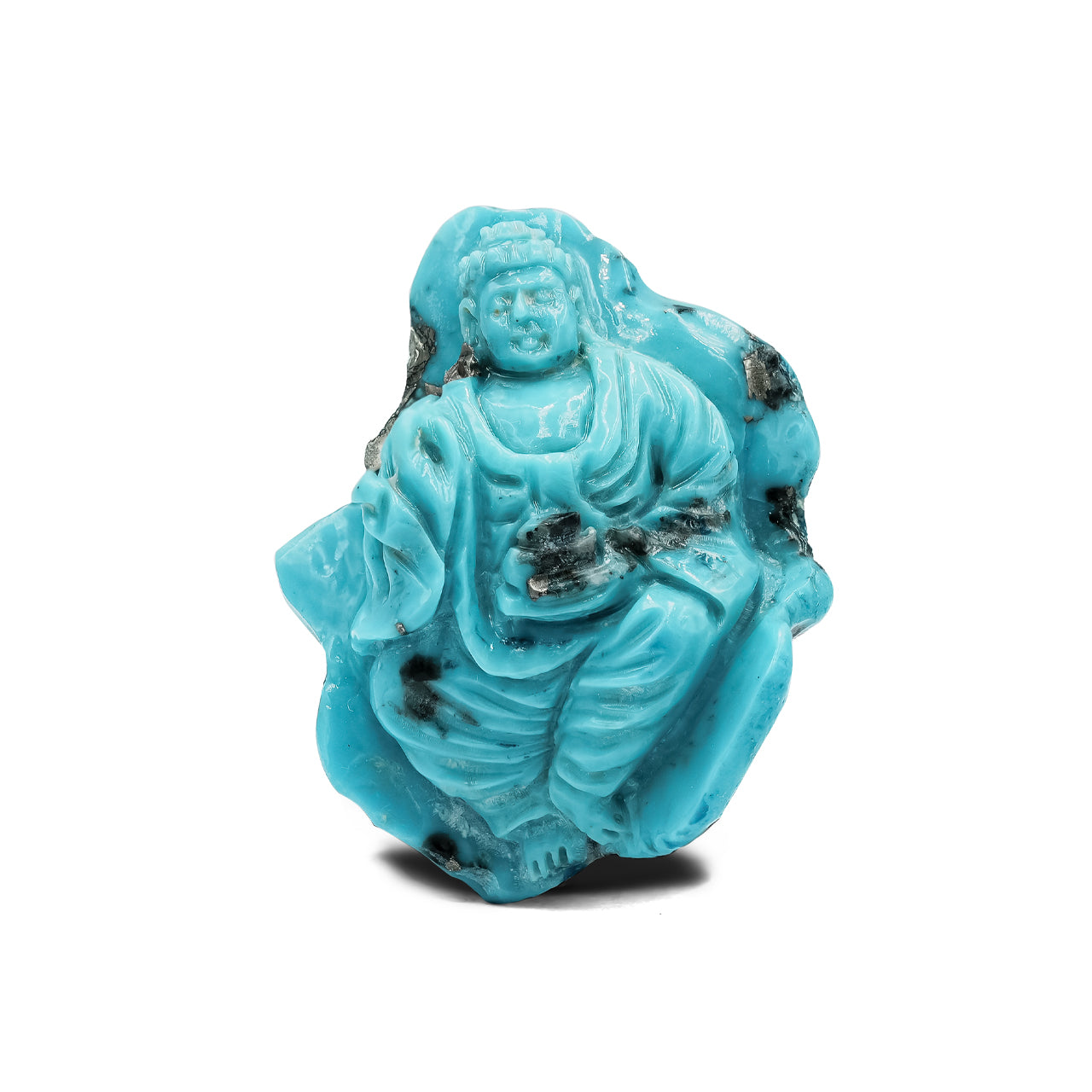 Turquoise Buddha Carving 113cts