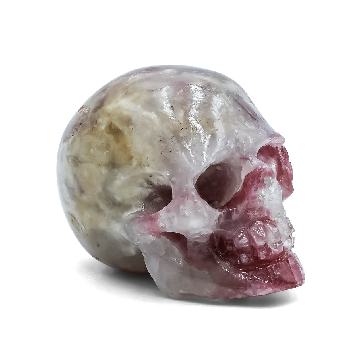 Rubellite Tourmaline from Paraiba Skull Carving