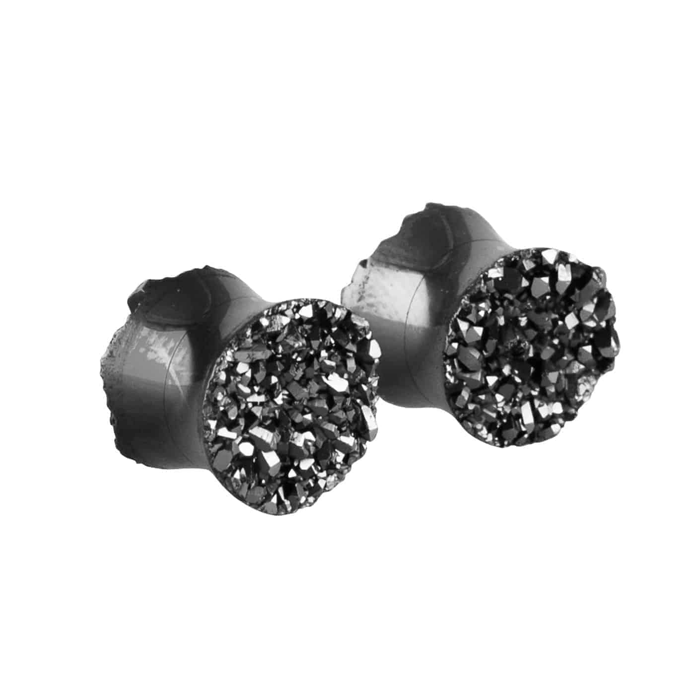 Starborn-Creations-Black-Knight-Double-Sided-Drusy-Stone-Ear-Plugs-6g-Gauged-Earrings-B00QQU79L6-3
